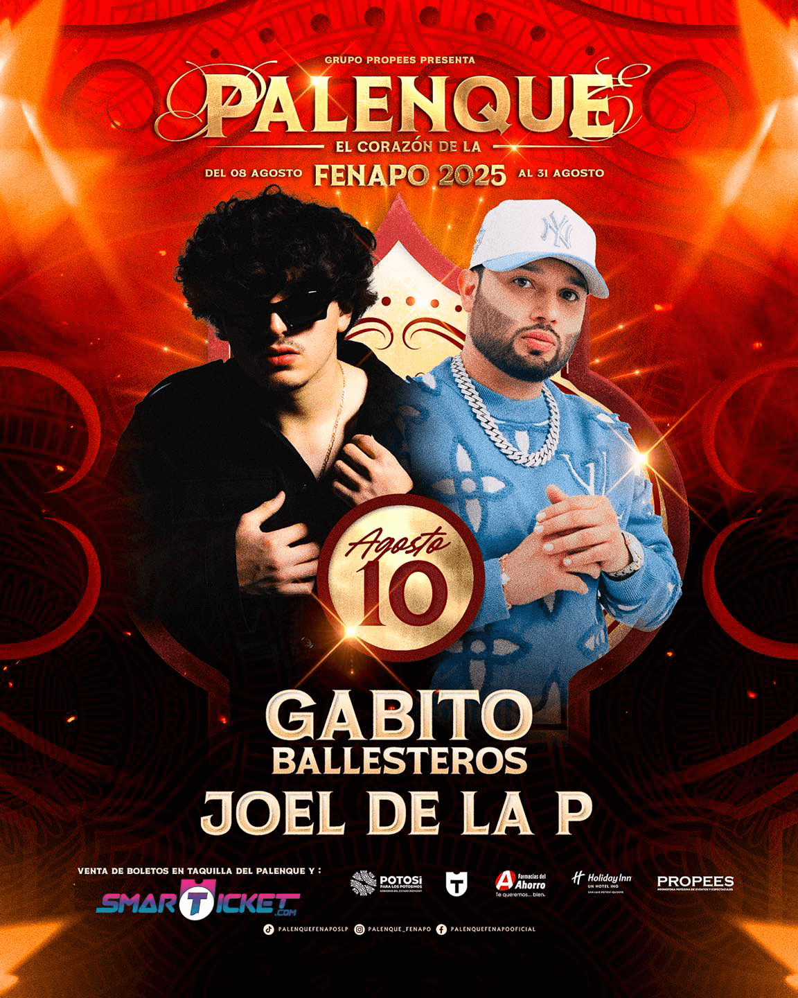 boletos Gabito Ballesteros palenque Fenapo 2025