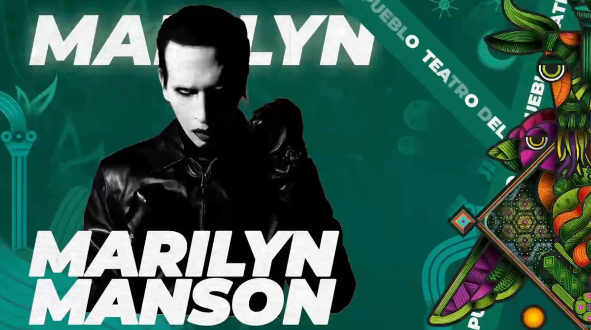 boletos Marilyn Manson teatro pueblo Fenapo 2025