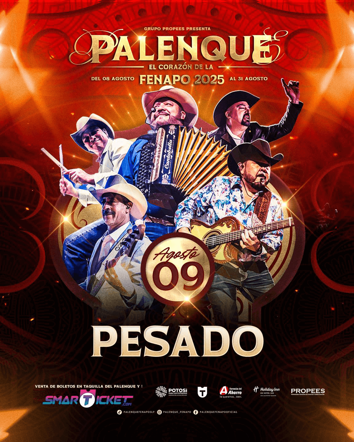 boletos pesado palenque Fenapo 2025