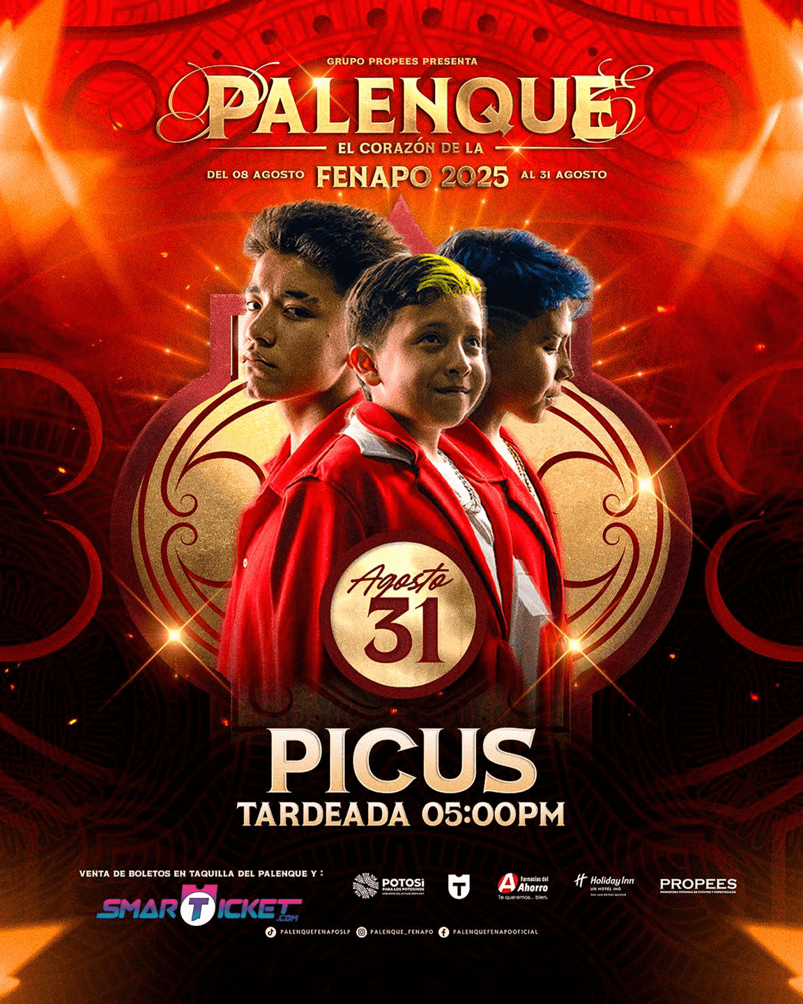 boletos Picus palenque Fenapo 2025